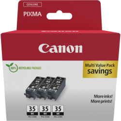 Canon 1509B028 ink cartridge 3 pc(s) Original Black