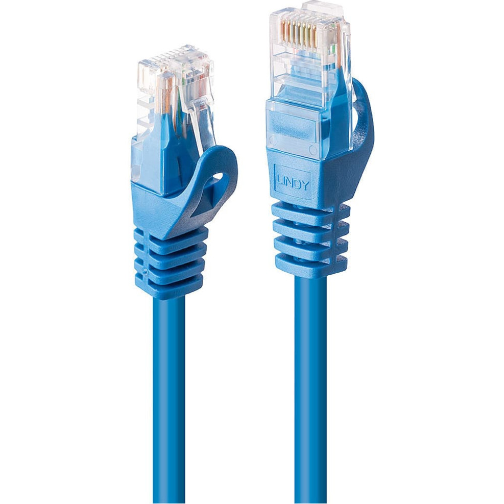 Lindy 2m Cat.6 U/UTP Network Cable, Blue