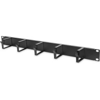 Digitus Cable routing panel with cable routing brackets for 483 mm (19\") cabinets, 1U