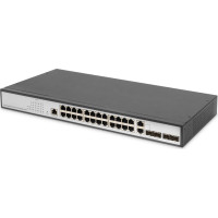 Digitus 24-Port Gigabit Switch, 19 Inch, Managed, 2 Uplinks