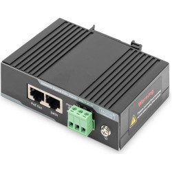 Digitus Industrial Gigabit Ethernet PoE+ Injector, 802.3 af/at, 60 W