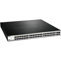 D-Link DGS-1210-52MP Vadīts L2 Gigabit Ethernet (10/100/1000) Power over Ethernet (PoE) Melns, Pelēks