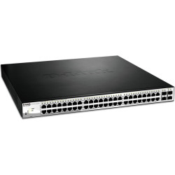 D-Link DGS-1210-52MP Vadīts L2 Gigabit Ethernet (10/100/1000) Power over Ethernet (PoE) Melns, Pelēks