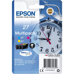 Epson Alarm clock C13T27054012 tintes kārtridžs 1 pcs Oriģināls Standarta produktivitāte Tirkīzzils, Fuksīns, Dzeltens