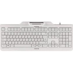 Cherry KC 1000 SC tastatūra Birojs USB QWERTY Britu angļu valoda Pelēks