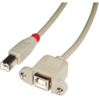 Lindy USB 2.0 Verlängerung Typ B/B M/F 1m
