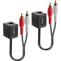 Lindy Stereo Audio Extender Cat.5/6 100m 2x RCA