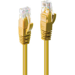Lindy 7.5m Cat.6 U/UTP Network Cable, Yellow