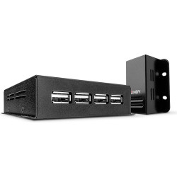 Lindy Extender USB 2.0 Cat5 Power over RJ45 4 Port 50m