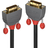 Lindy 15m DVI-D SLD Dual Link Cable, Anthra Line
