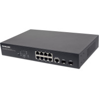 Intellinet 561167 tīkla pārslēgs Vadīts Gigabit Ethernet (10/100/1000) Power over Ethernet (PoE) Melns