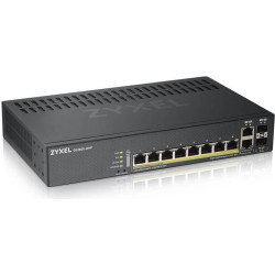 Zyxel GS1920-8HPV2 Vadīts Gigabit Ethernet (10/100/1000) Power over Ethernet (PoE) Melns