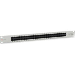Equip Patchpanel 50x RJ45 Cat3  19" 1HE ISDN hellgrau