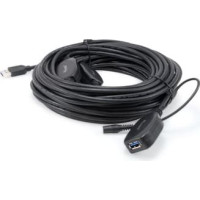 Equip 133348 USB kabelis USB 3.2 Gen 1 (3.1 Gen 1) 15 m USB A Melns