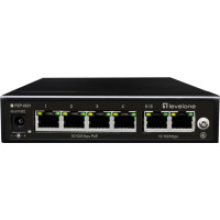 Level One LevelOne FEP-0631 tīkla pārslēgs Fast Ethernet (10/100) Power over Ethernet (PoE) Melns
