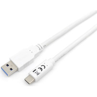 Equip USB Kabel 3.2 A -> C       St/St  2.00m 3A/20V      ws
