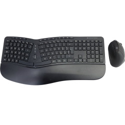 Conceptronic ORAZIO02IT tastatūra Pele iekļauta Birojs RF Bezvadu QWERTY Itāļu Melns