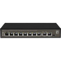 Level One LevelOne FGP-1031 tīkla pārslēgs Nepārvaldīts Gigabit Ethernet (10/100/1000) Power over Ethernet (PoE) Melns