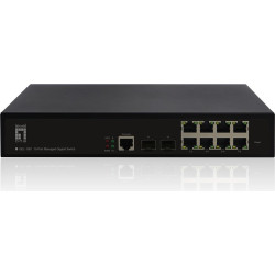 Level One LevelOne GEL-1061 tīkla pārslēgs Vadīts L2 Gigabit Ethernet (10/100/1000) Melns