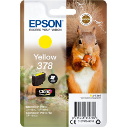 Epson Singlepack Yellow 378 Claria Photo HD Ink