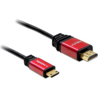 Delock Cable High Speed HDMI with Ethernet - HDMI A male > HDMI Mini-C male 4K 3 m