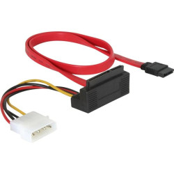 Kabelis SATA22pin90  -> SATA7pin+Molex4pin