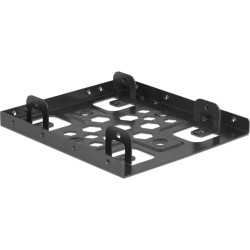 Delock Aluminium installation frame 2 x 2.5″ to 3.5″ black
