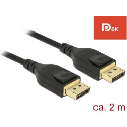 Delock DisplayPort cable 8K 60 Hz 2 m DP 8K certified