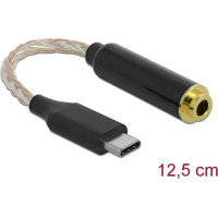 Delock Audio Adapter USB Type-C™ male to 4.4 mm 5 pin stereo jack female 12.5 cm