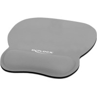 Ergonomisks peles paliktins ar rokas atbalstu, pelēks 245 x 206 mm, Delock