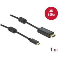 Delock Active USB Type-C™ to HDMI Cable (DP Alt Mode) 4K 60 Hz 1 m