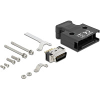 Delock MDR male 20 pin solder connection with housing