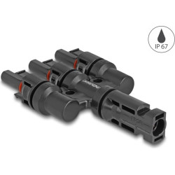 Delock DL4 Solar Connectors 1 x male to 3 x female