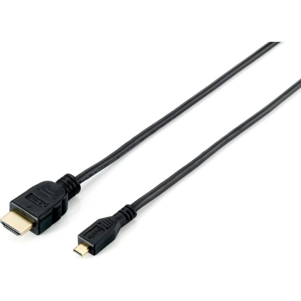 Equip 119308 HDMI kabelis 2 m HDMI Type A (Standard) HDMI Type D (Micro) Melns