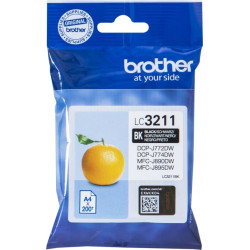 Brother LC3211BK tintes kārtridžs 1 pcs Oriģināls Melns