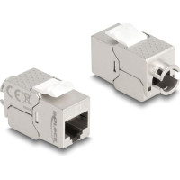 Delock Keystone Module RJ45 jack to LSA Cat.6A Slim toolfree