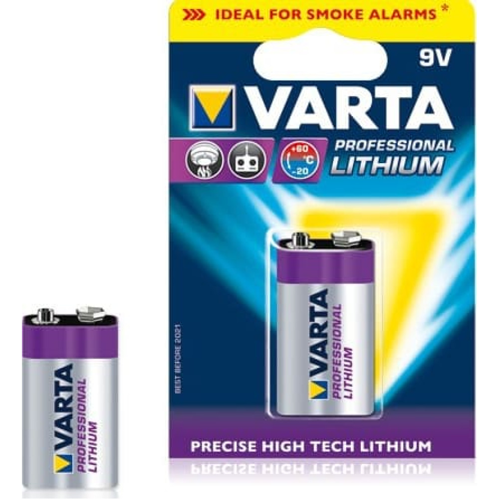 Varta Batterie LITHIUM 9V                               1St.