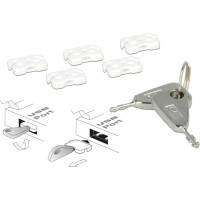 Delock USB Port Blocker for USB-A female