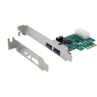 Exsys EX-11042 2-Port USB 3.2 Gen 1 PCIe Karte