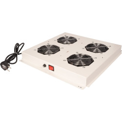 Roline 19" roof fan unit with 4 fans, ON/OFF grey