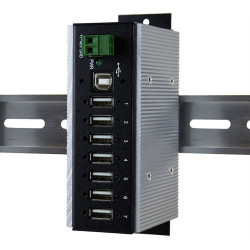 Exsys EX-1177HMVS-WT 7 Port USB 2.0 HUB 15KV Surge Protection