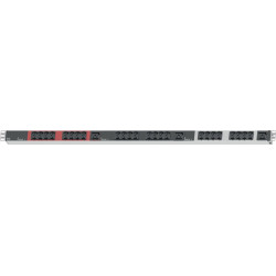 Bachmann IT PDU ALU 1U 24x C13 3x C19 CEE 3x16A red