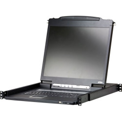 Aten CL3000N KVM-Konsole, 48cm LCD, VGA, PS/2-USB, USB Port, FR-Layout