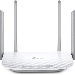 Tp-Link Archer C50 bezvadu rūteris Ātrais Ethernet Divkāršā frekvenču josla (2.4 GHz / 5 GHz) Melns