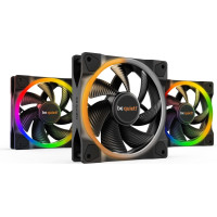 Be Quiet! Light Wings | 120mm PWM Triple Pack Datora korpusam Ventilators 12 cm Melns 3 pcs