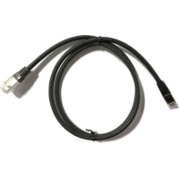 Equip 635690 tīkla kabelis Melns 1 m Cat6a S/FTP (S-STP)