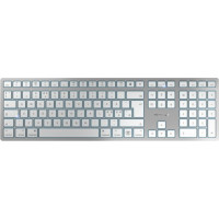 Cherry KW 9100 SLIM FOR MAC tastatūra Universāls USB + Bluetooth QWERTY Angļu Sudrabs