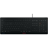 Cherry JK-8502GB-2 tastatūra Universāls USB QWERTY Britu angļu valoda Melns