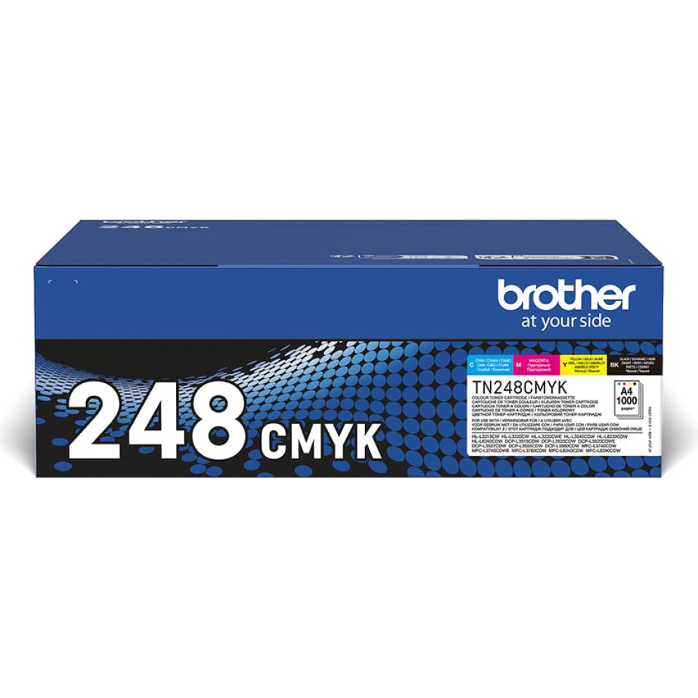 Brother TN-248VAL tonera kārtridžs 4 pcs Oriģināls Melns, Tirkīzzils, Fuksīns, Dzeltens