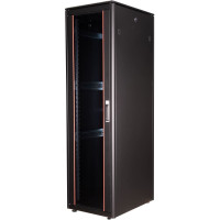 Equip EDF-42-6080-B-BIAA statnis 42U Brīvi stāvošs plaukts Melns